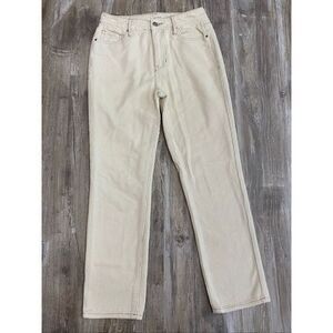 PACSUN Corduroy Mom Jeans Pants Mid Rise Cream Women’s Sz 25